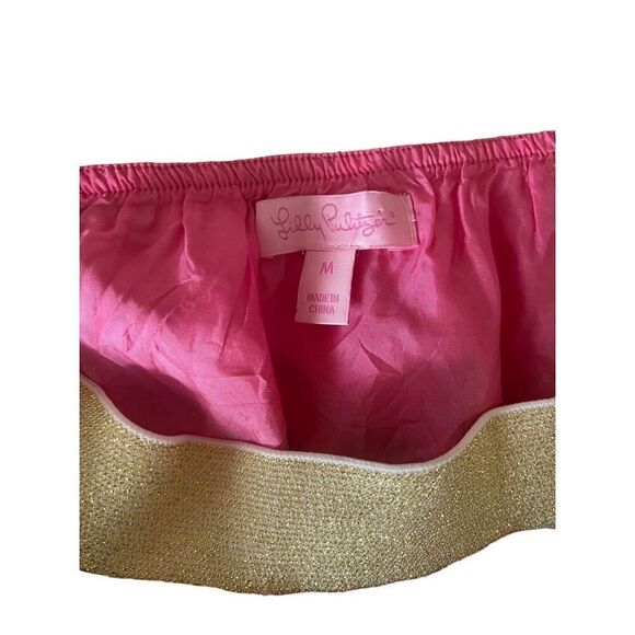 Lilly Pulitzer Womens Multicolor Tropical Leied Coy Mini Skirt Size Medium - Picture 2 of 8